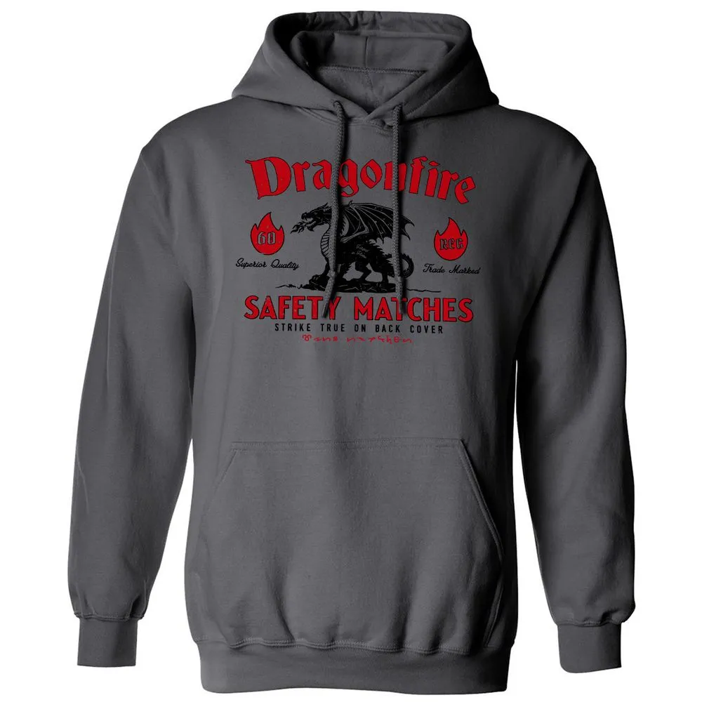 Dragonfire Classic Unisex Hoodie - Charcoal - 7