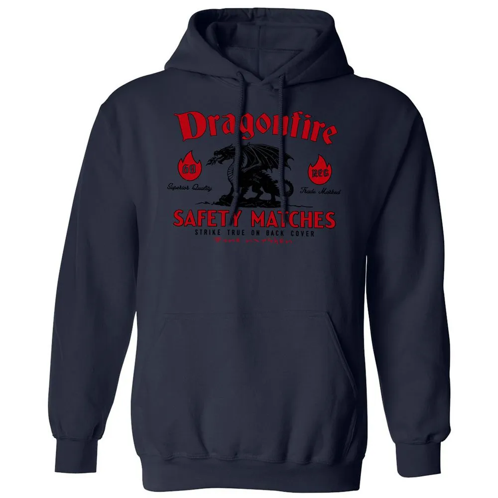 Dragonfire Classic Unisex Hoodie - Navy - 8