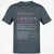 Nurse Stats 3 Classic Unisex T-Shirt - Charcoal - 3
