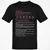 Nurse Stats 3 Classic Unisex T-Shirt - Black - 1