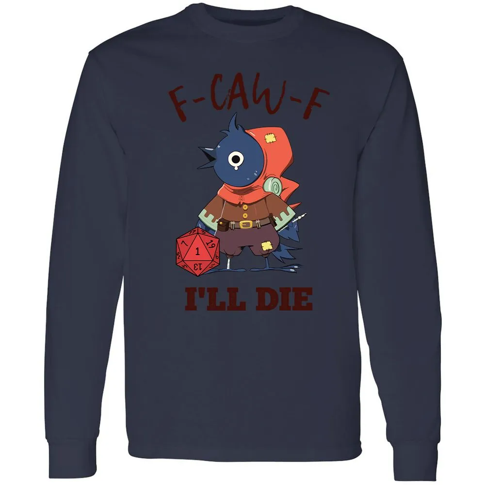 Long Sleeve T-Shirt - White - Navy - 12