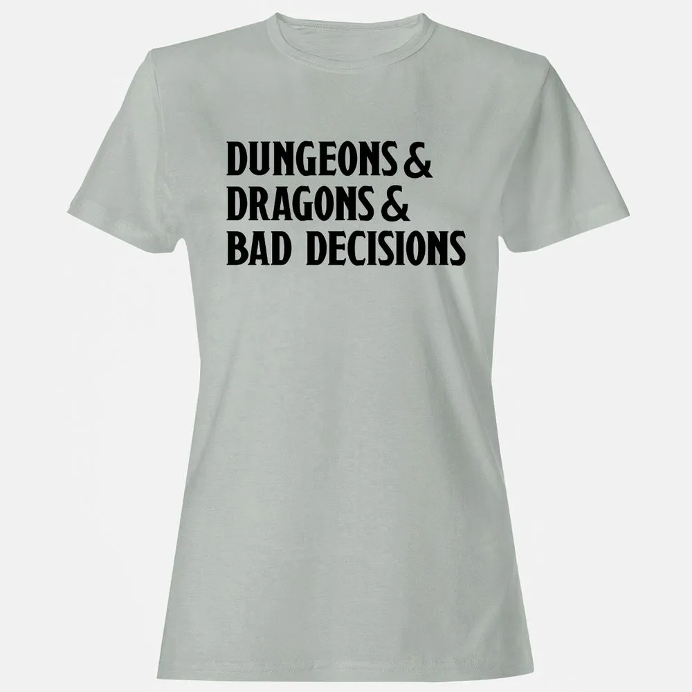 Bad Decisions Women's T-Shirt - Ash - 2