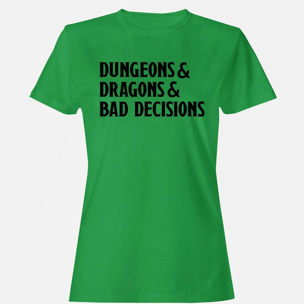 Bad Decisions Women's T-Shirt - Irish Green - 7