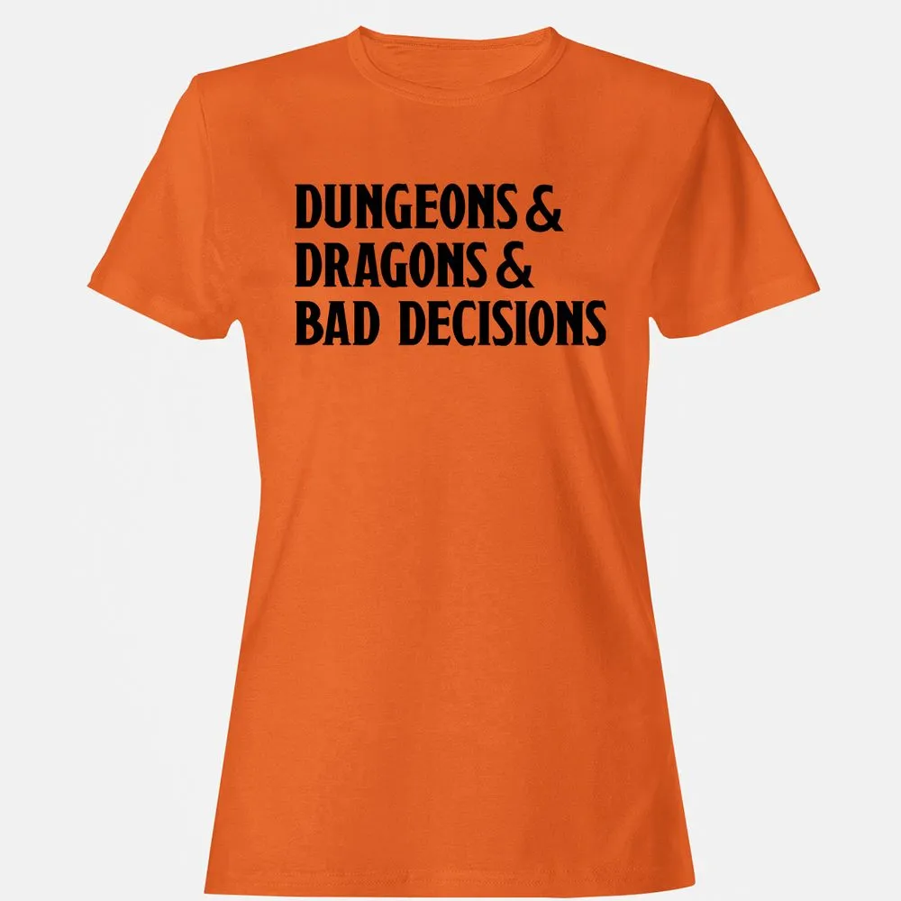 Bad Decisions Women's T-Shirt - Orange - 11