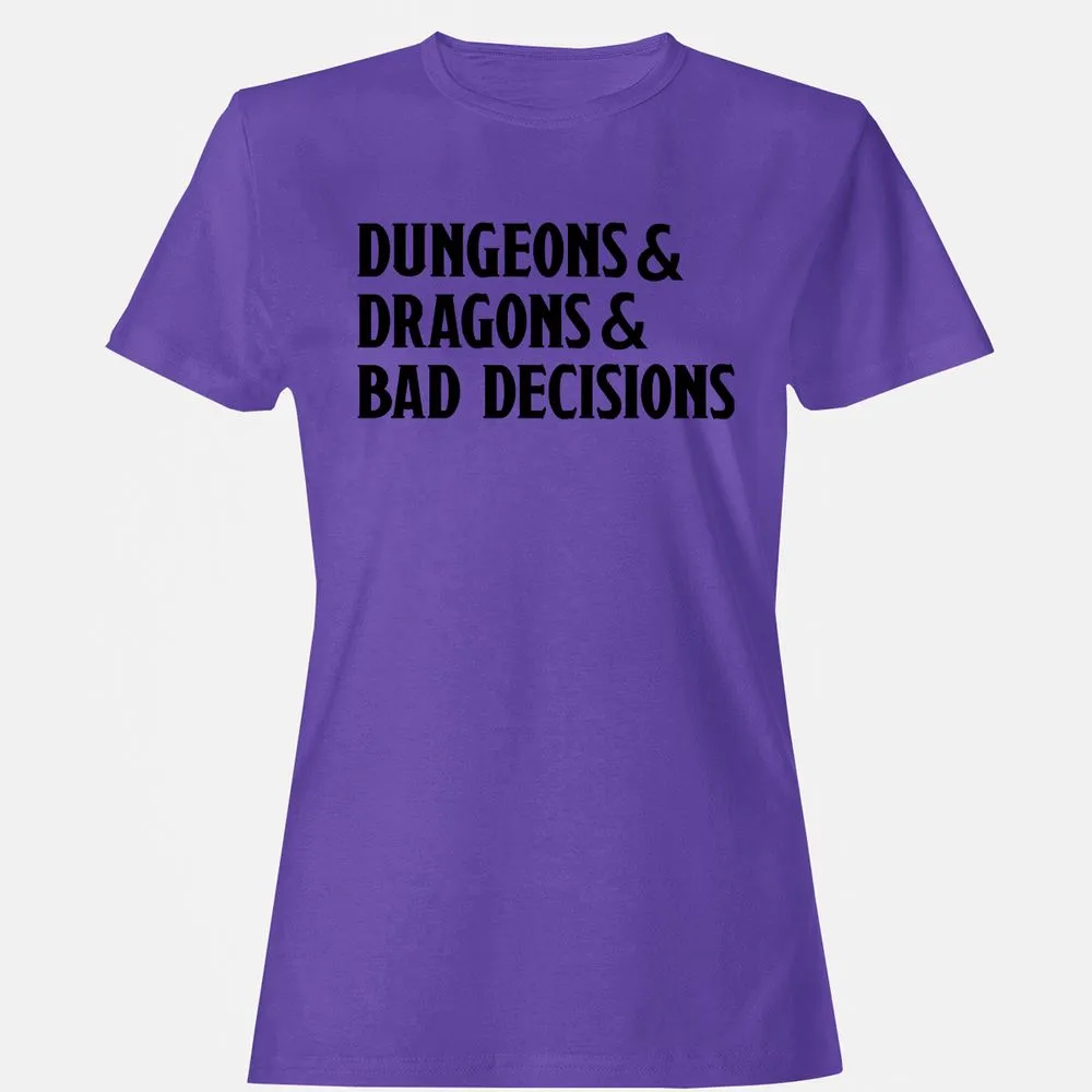 Bad Decisions Women's T-Shirt - Purple - 12