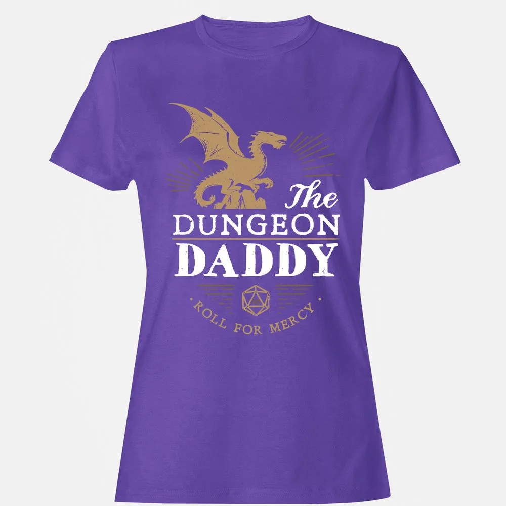 Dungeon Daddy Roll For Mercy Women's T-Shirt - Purple - 12