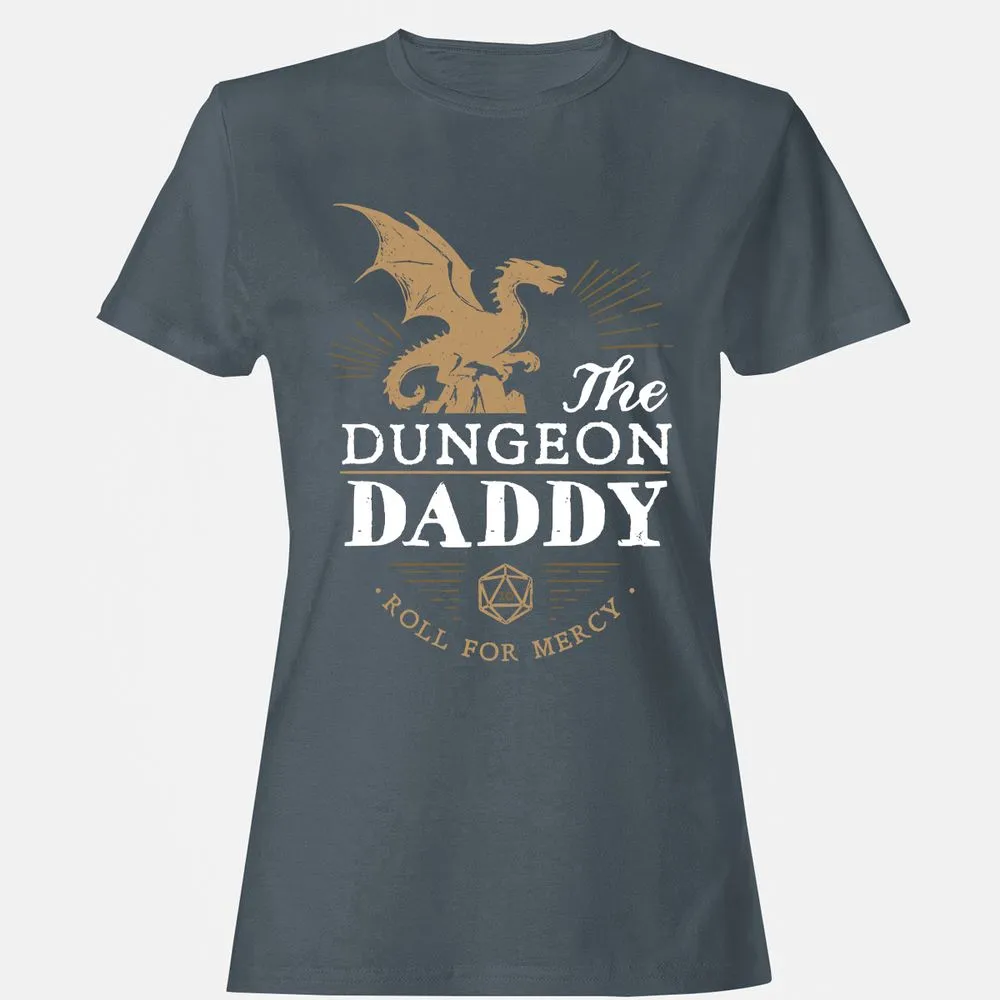 Dungeon Daddy Roll For Mercy Women's T-Shirt - Charcoal - 3