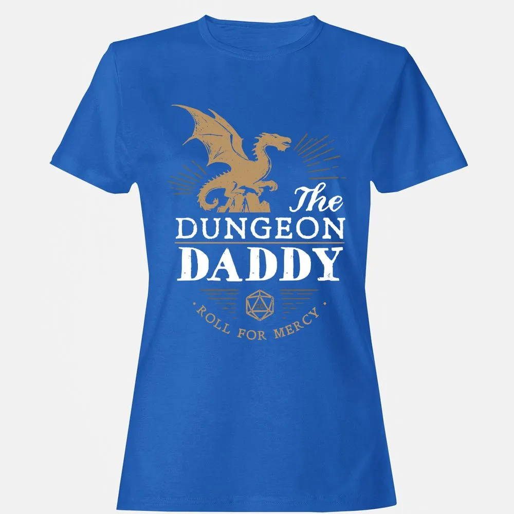 Dungeon Daddy Roll For Mercy Women's T-Shirt - Royal - 14