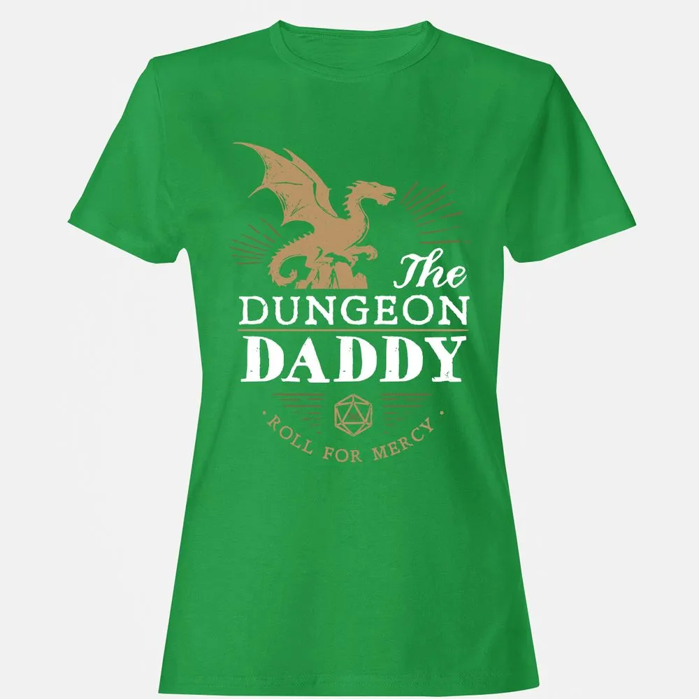Dungeon Daddy Roll For Mercy Women's T-Shirt - Irish Green - 7