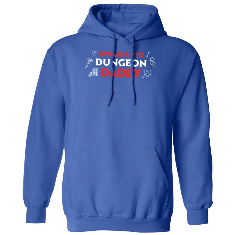 Leveled Up To Dungeon Daddy Classic Unisex Hoodie - Royal - 9