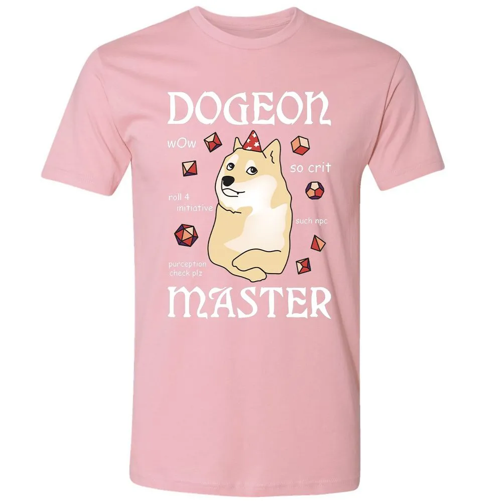 Dogeon Master Premium Unisex T-Shirt - Light Pink - 3