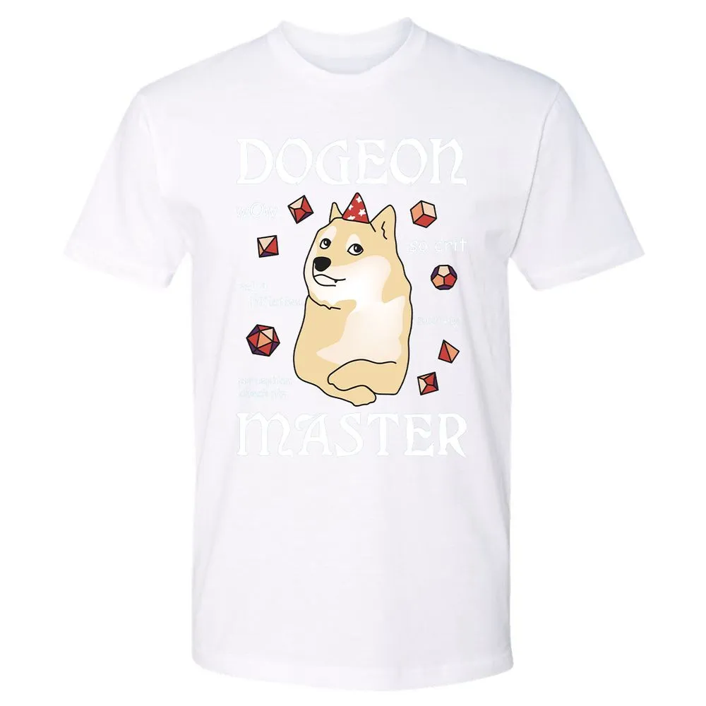 Dogeon Master Premium Unisex T-Shirt - White - 4