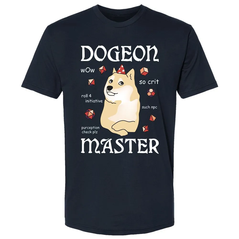Dogeon Master Premium Unisex T-Shirt - Midnight Navy - 2