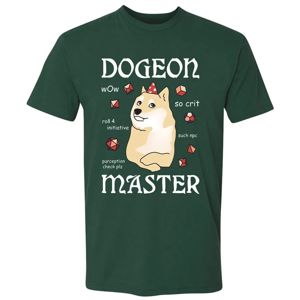 Dogeon Master Premium Unisex T-Shirt - Forest Green - 13