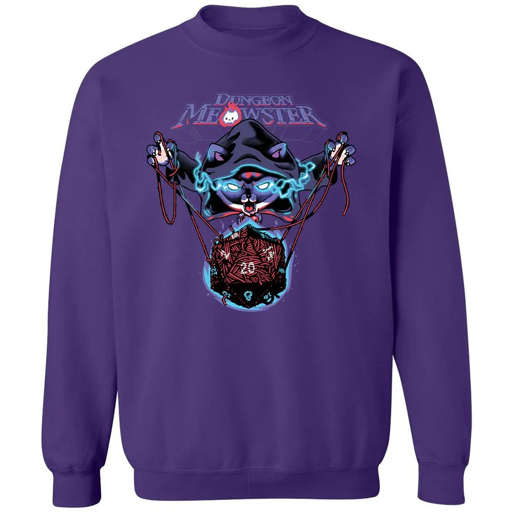 Dungeon Meowster Classic Unisex Sweatshirt - Purple - 6