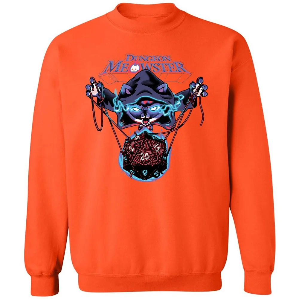 Dungeon Meowster Classic Unisex Sweatshirt - Orange - 10