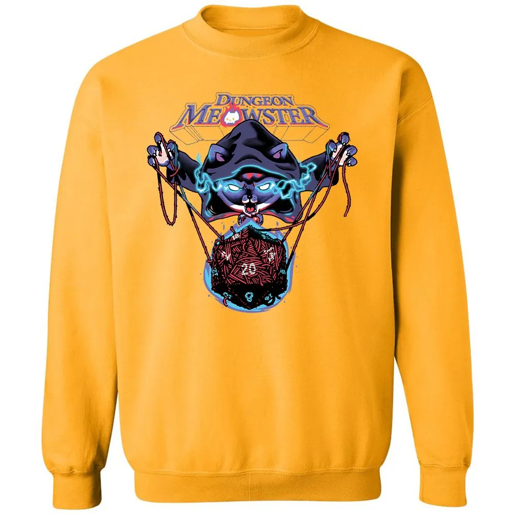 Dungeon Meowster Classic Unisex Sweatshirt - Gold - 11