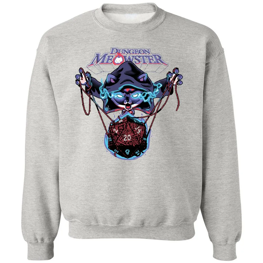 Dungeon Meowster Classic Unisex Sweatshirt - Ash - 8