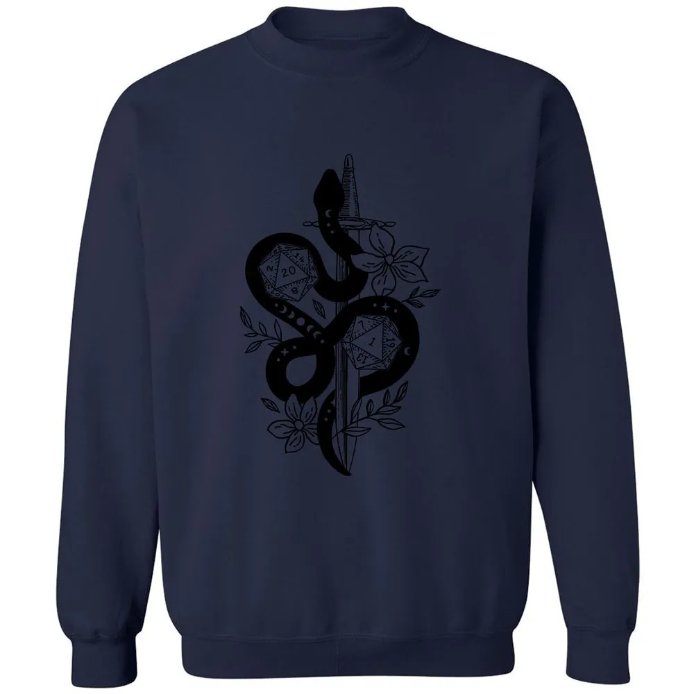 D20 Snake and Sword - Navy - 8