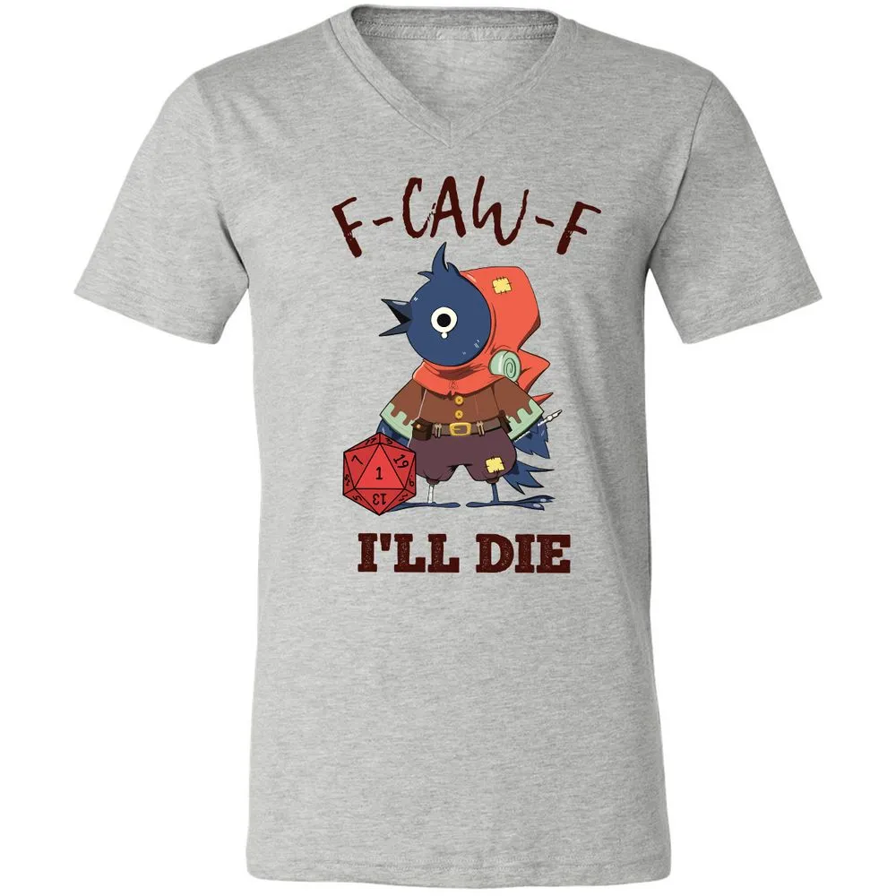 Funny F-CAW-F Kenku Crow - Athletic Heather - 7