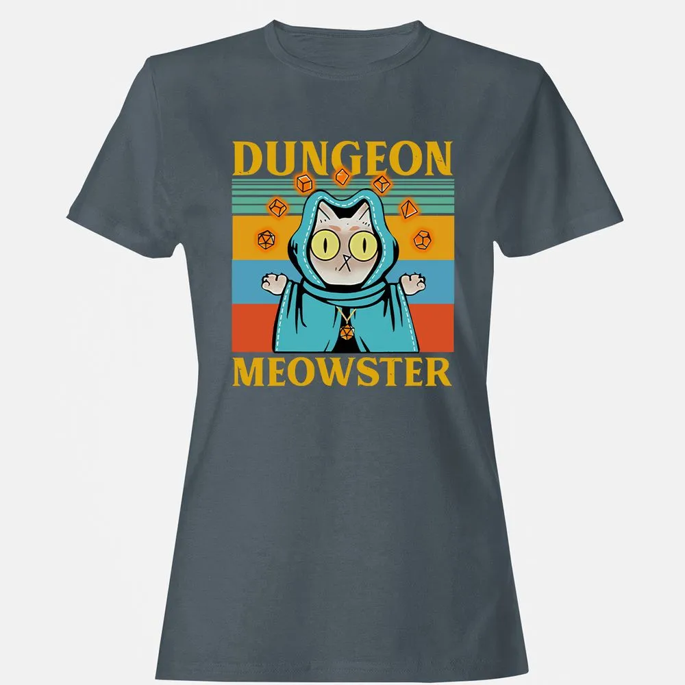 Dungeon Meowster Women's T-Shirt - Charcoal - 3