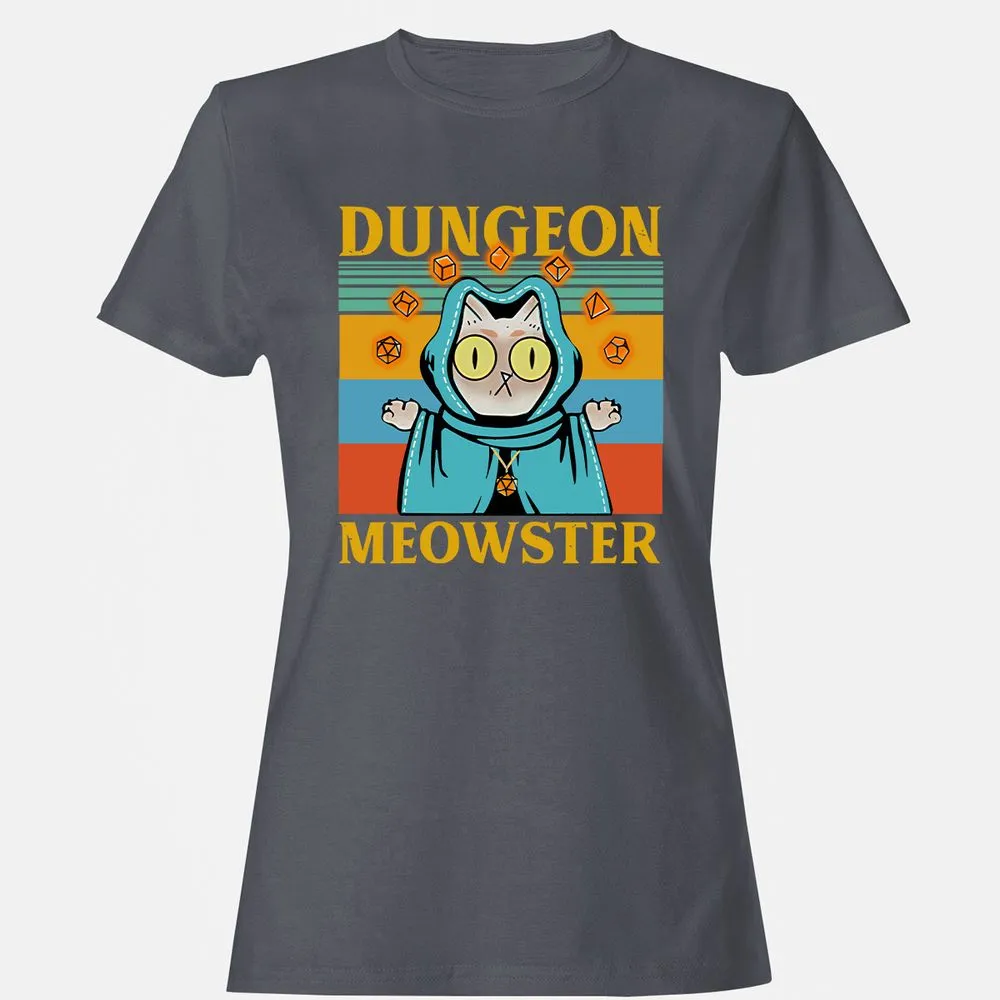 Dungeon Meowster Women's T-Shirt - Dark Heather - 5