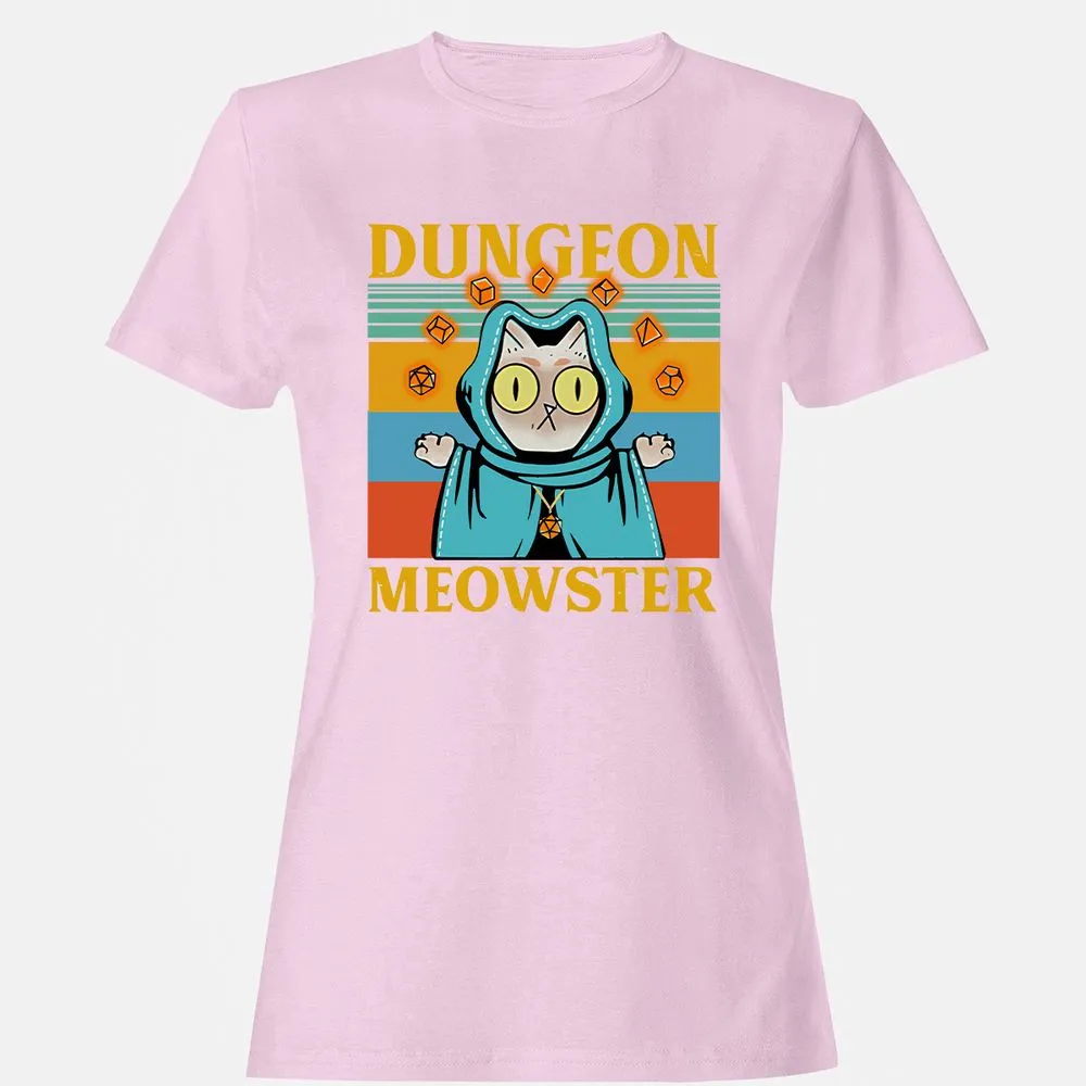 Dungeon Meowster Women's T-Shirt - Light Pink - 9