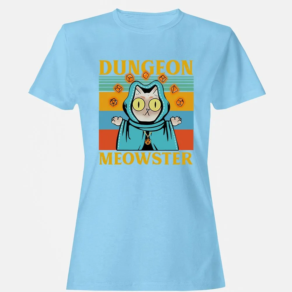Dungeon Meowster Women's T-Shirt - Light Blue - 8