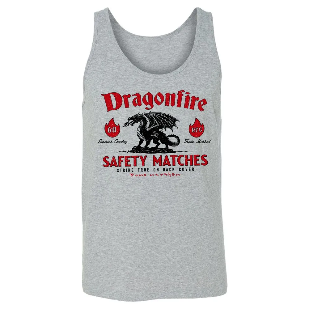Dragonfire Unisex Jersey Tank - Athletic Heather - 4
