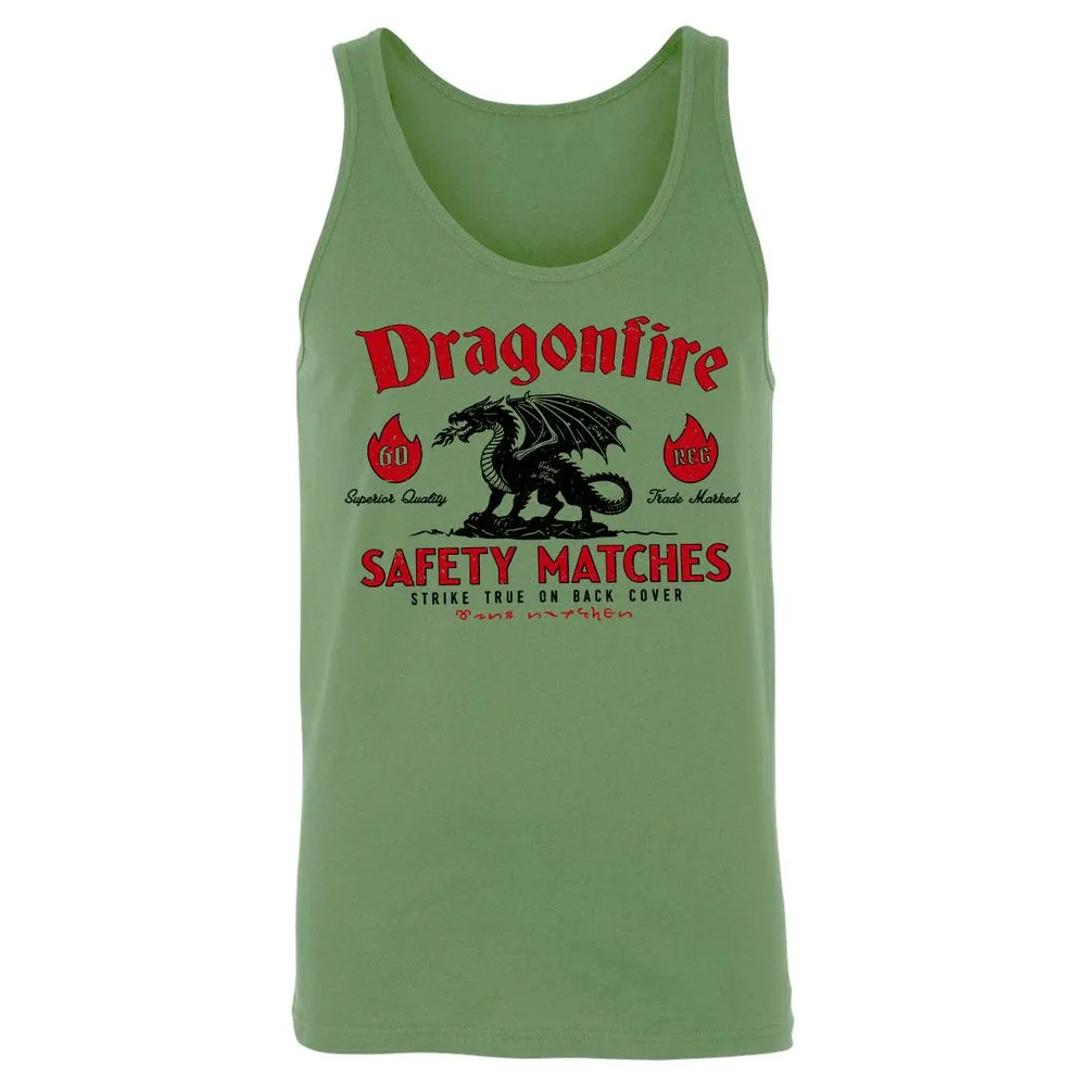 Dragonfire Unisex Jersey Tank - Leaf - 10