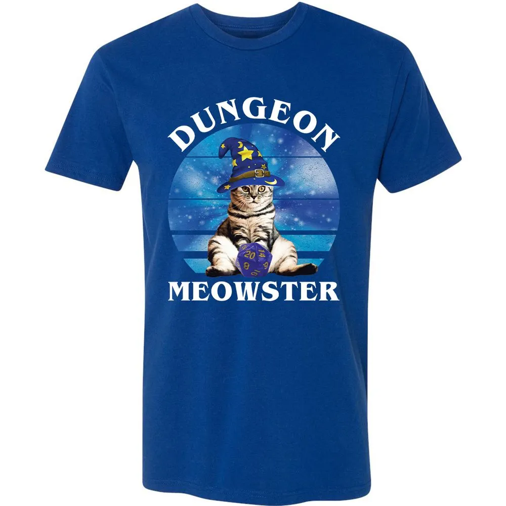 Dungeon Meowster Vintage Premium Unisex T-Shirt - Royal - 10