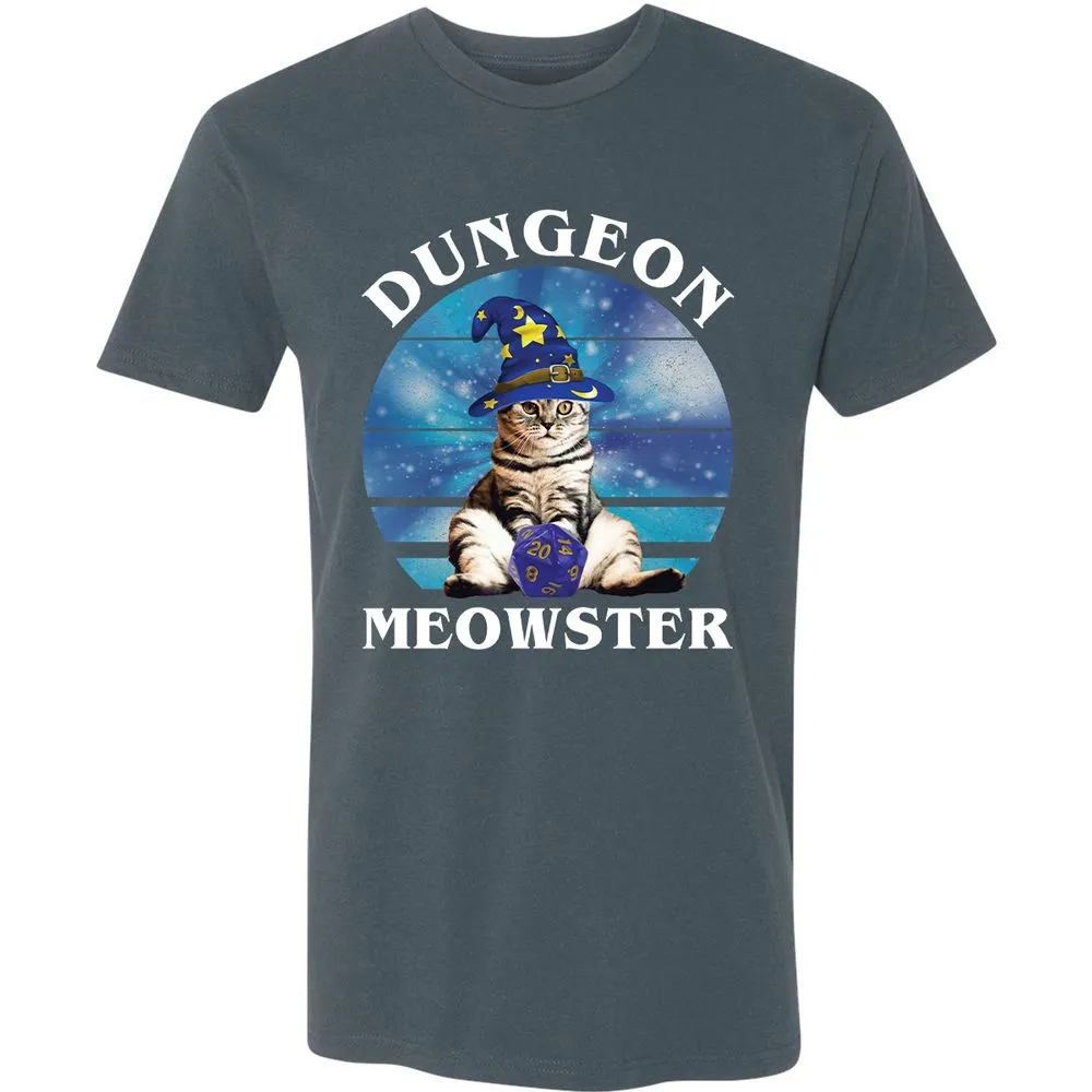 Dungeon Meowster Vintage Premium Unisex T-Shirt - Indigo - 15