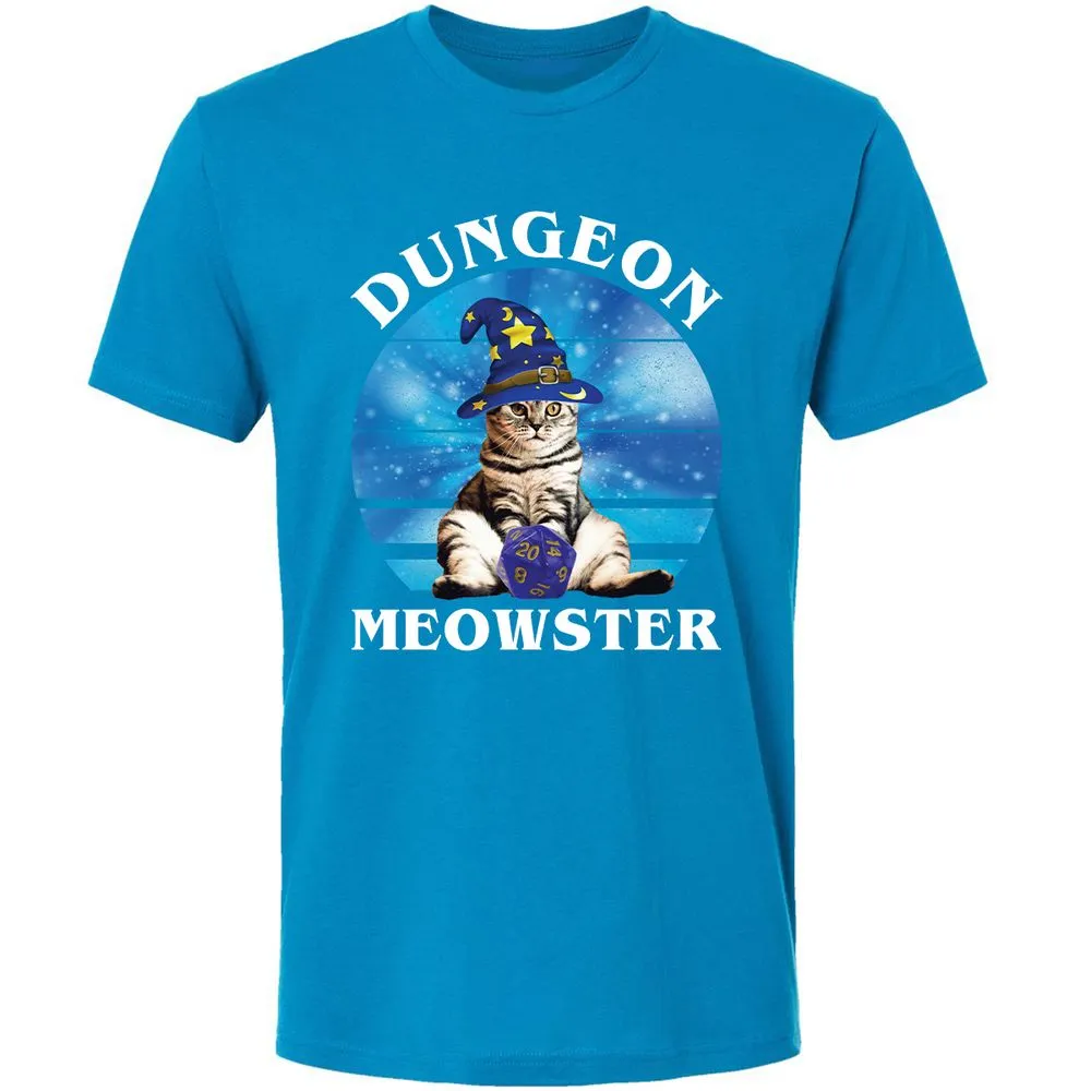 Dungeon Meowster Vintage Premium Unisex T-Shirt - Turquoise - 16