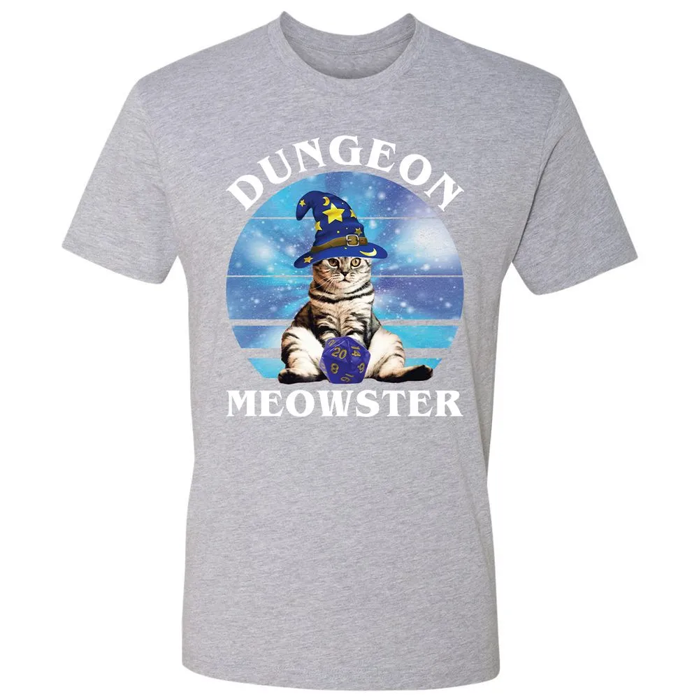 Dungeon Meowster Vintage Premium Unisex T-Shirt - Heather Grey - 9