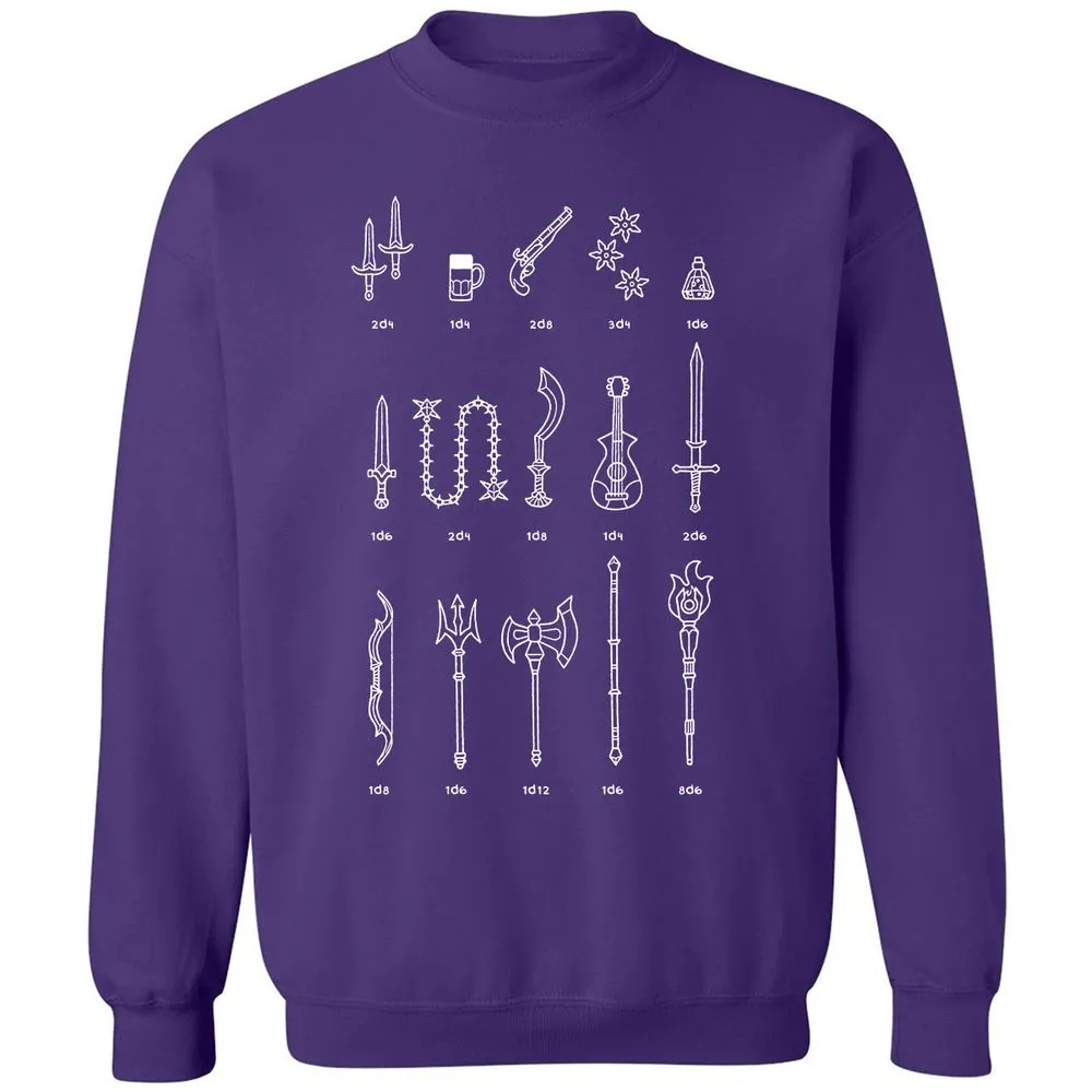 Damage Dealer RPG Classic Unisex Sweatshirt - Purple - 6