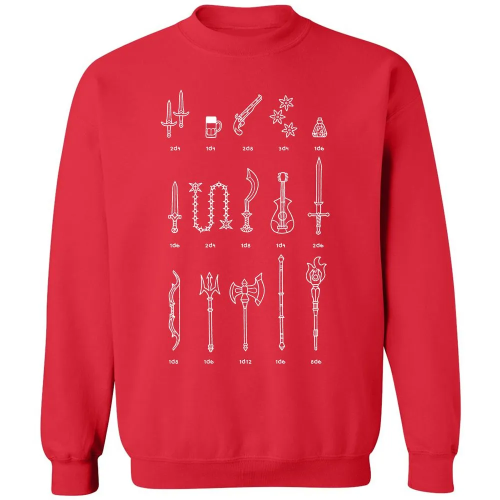 Damage Dealer RPG Classic Unisex Sweatshirt - Red - 5