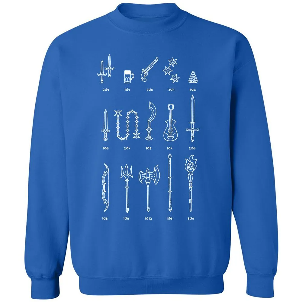 Damage Dealer RPG Classic Unisex Sweatshirt - Royal - 9