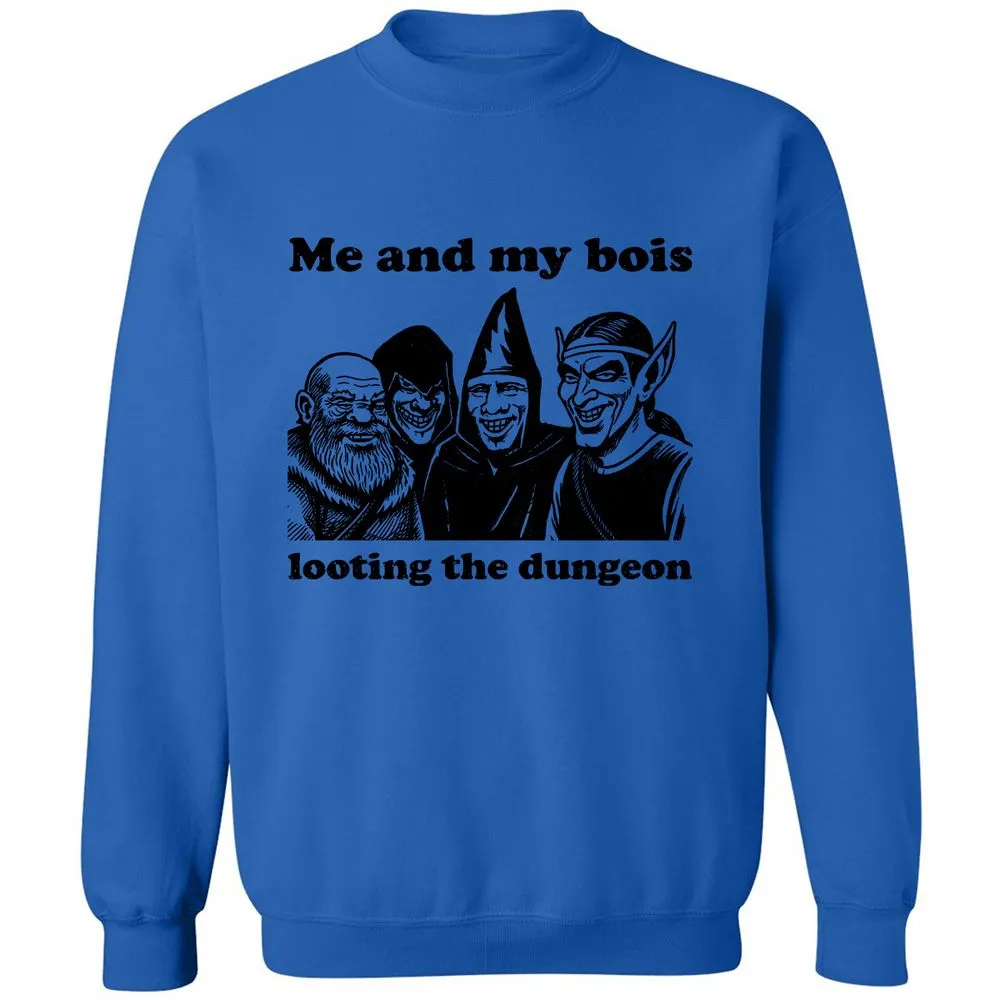 Me and my bois looting the dungeon Classic Unisex Sweatshirt - Royal - 9