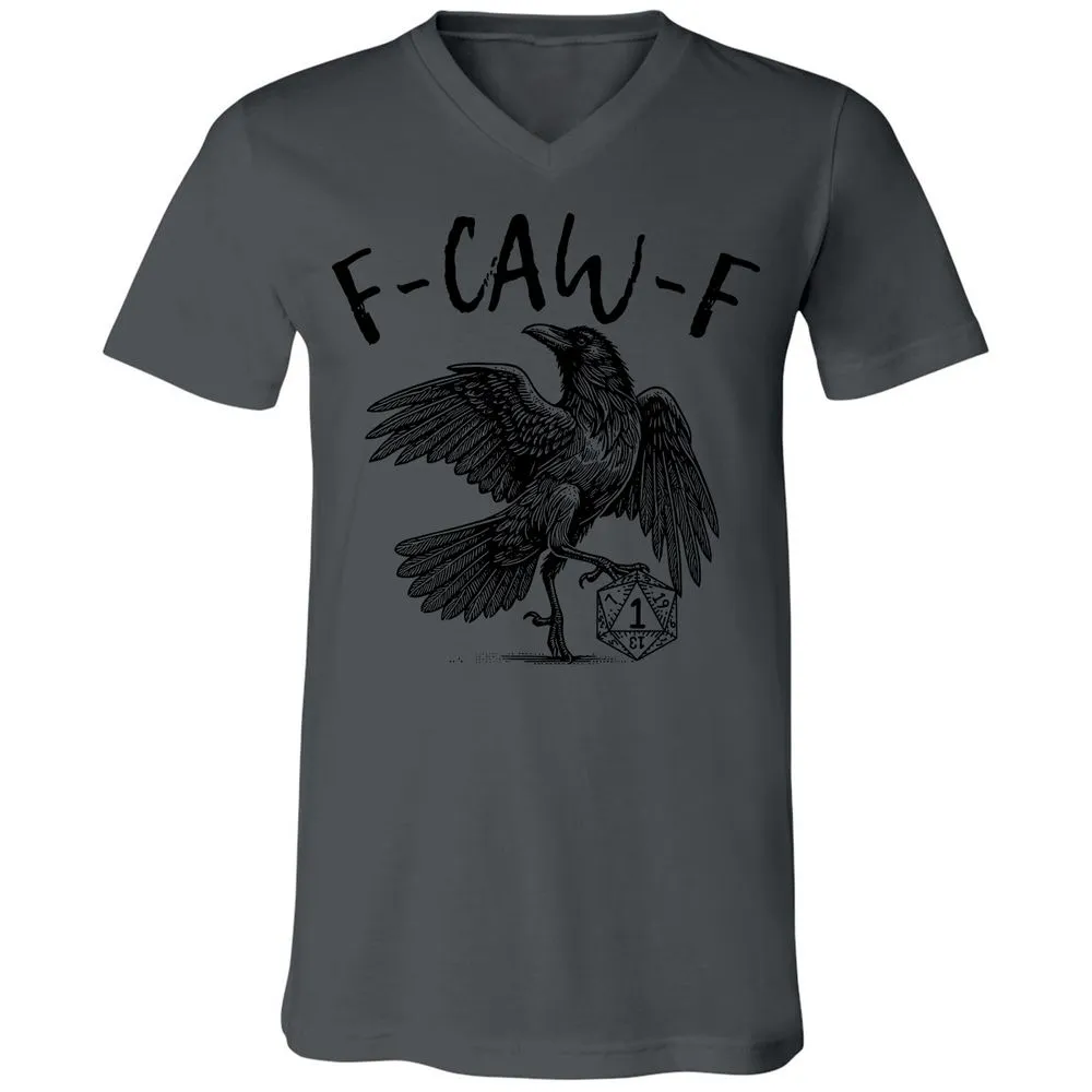 Unisex V-Neck T-Shirt - White - Asphalt - 12
