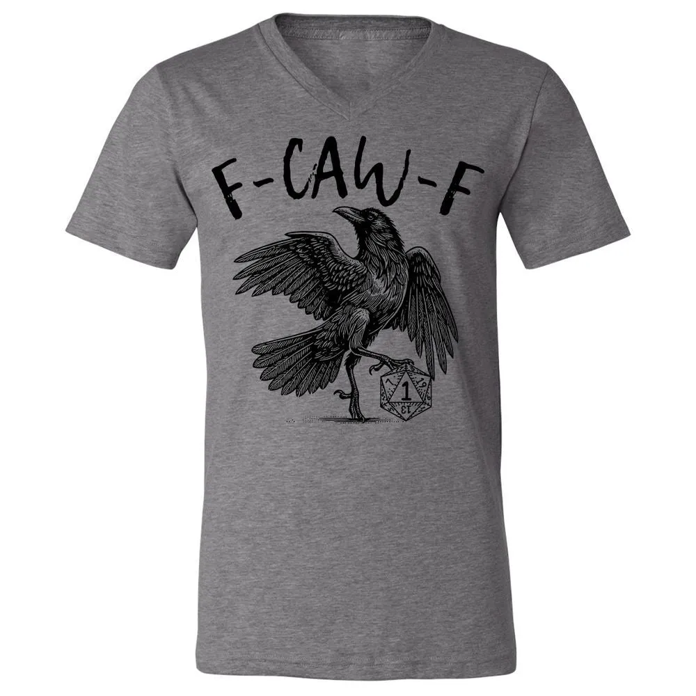 Unisex V-Neck T-Shirt - White - Deep Heather - 13