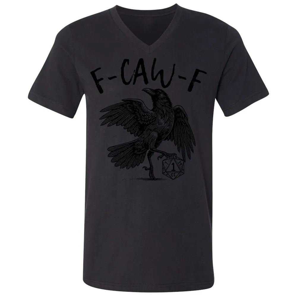 Unisex V-Neck T-Shirt - White - Black - 16