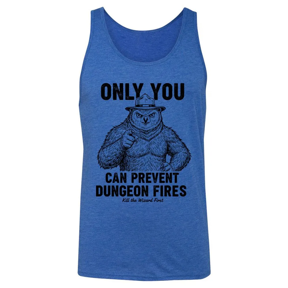 Only You Can Prevent Dungeon Fires - True Royal Triblend - 12