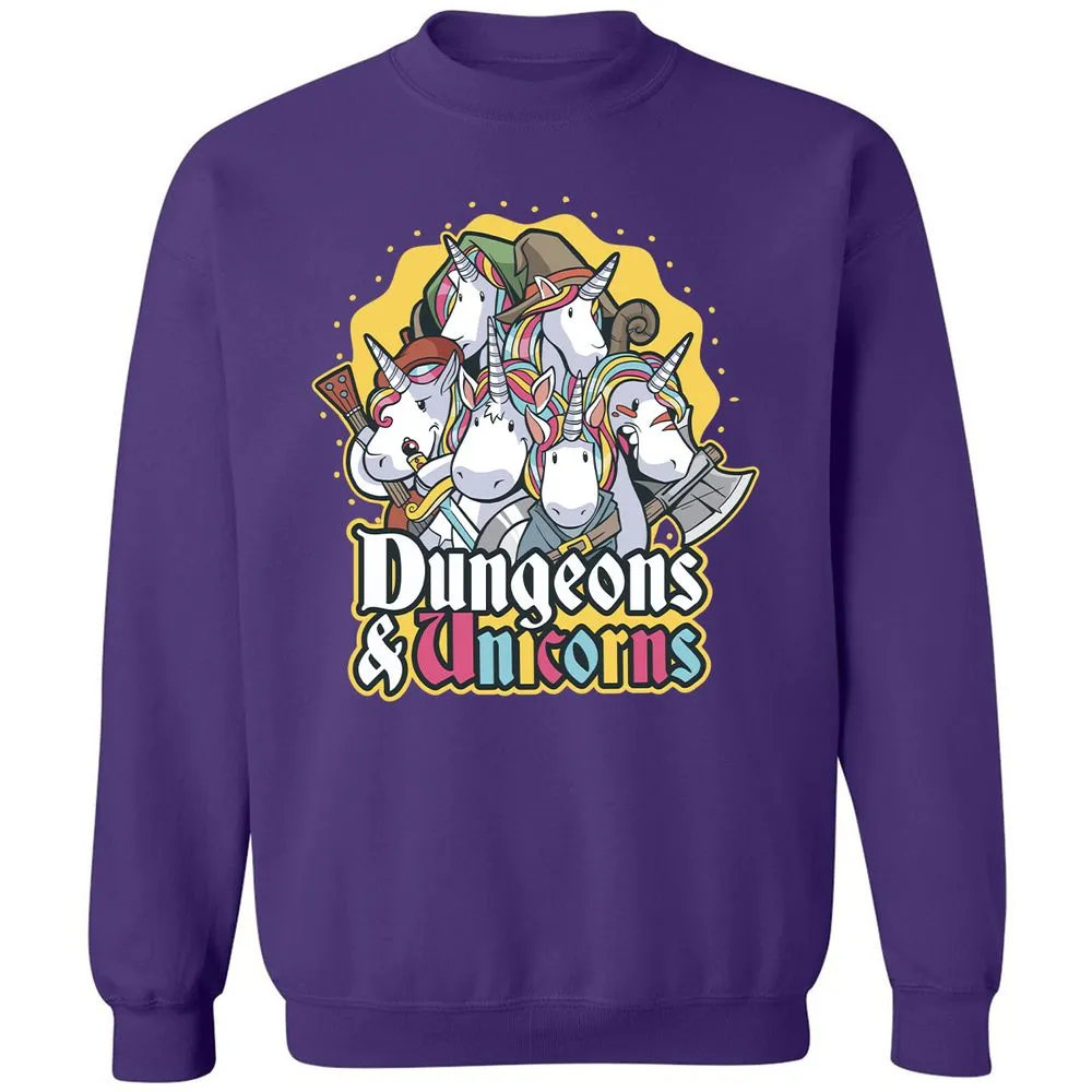 Dungeons And Unicorns Classic Unisex Sweatshirt - Purple - 6