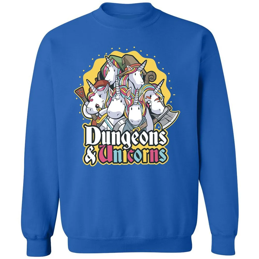 Dungeons And Unicorns Classic Unisex Sweatshirt - Royal - 9