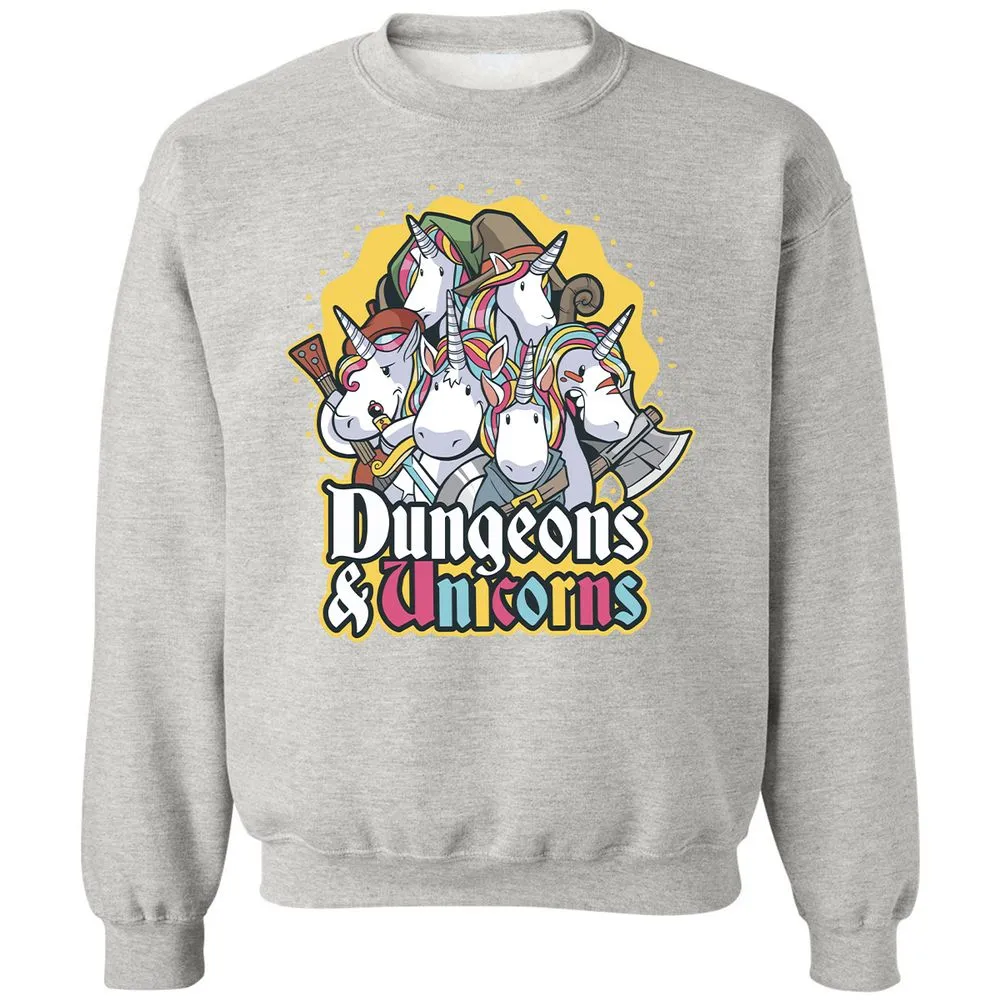 Dungeons And Unicorns Classic Unisex Sweatshirt - Ash - 8
