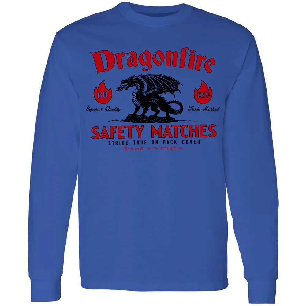 Dragonfire Long Sleeve T-Shirt - Royal - 4
