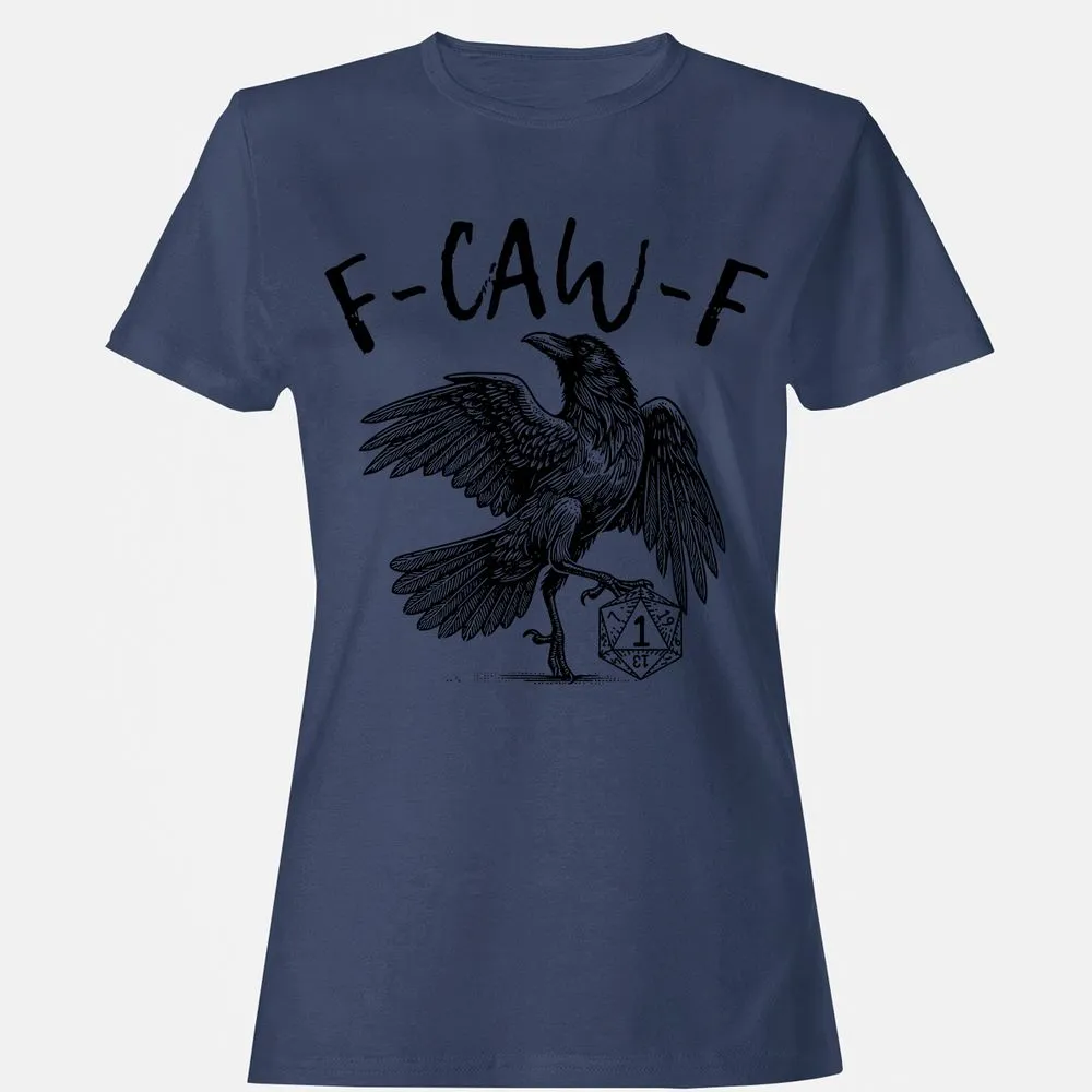 Women's T-Shirt - White - Navy - 10