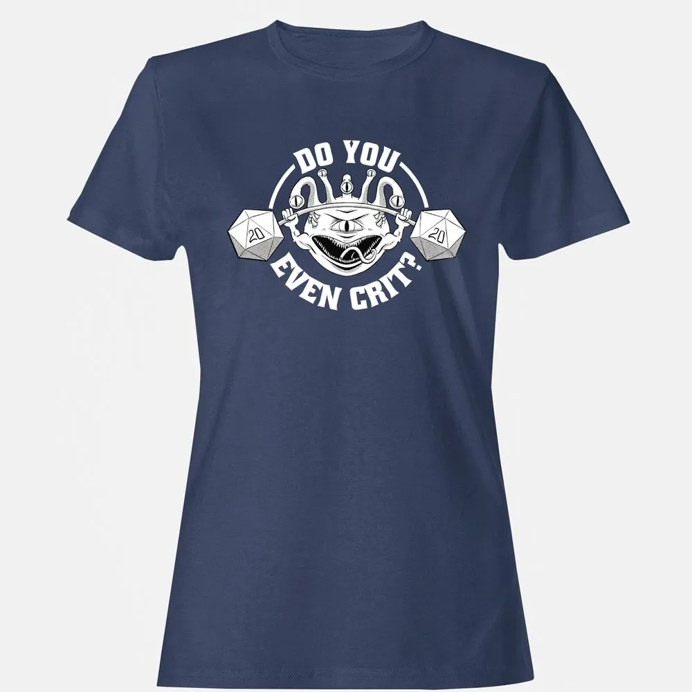 Do You Even Crit Women's T-Shirt - Navy - 10