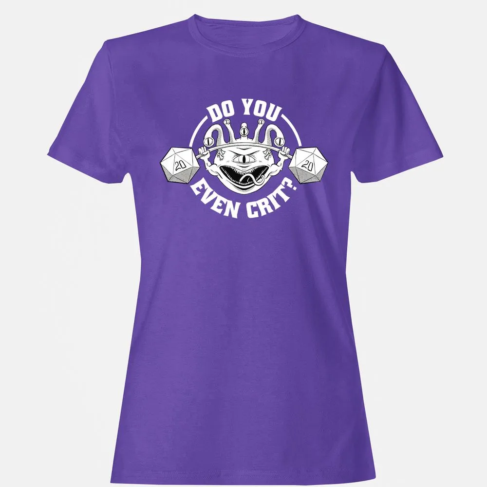 Do You Even Crit Women's T-Shirt - Purple - 12