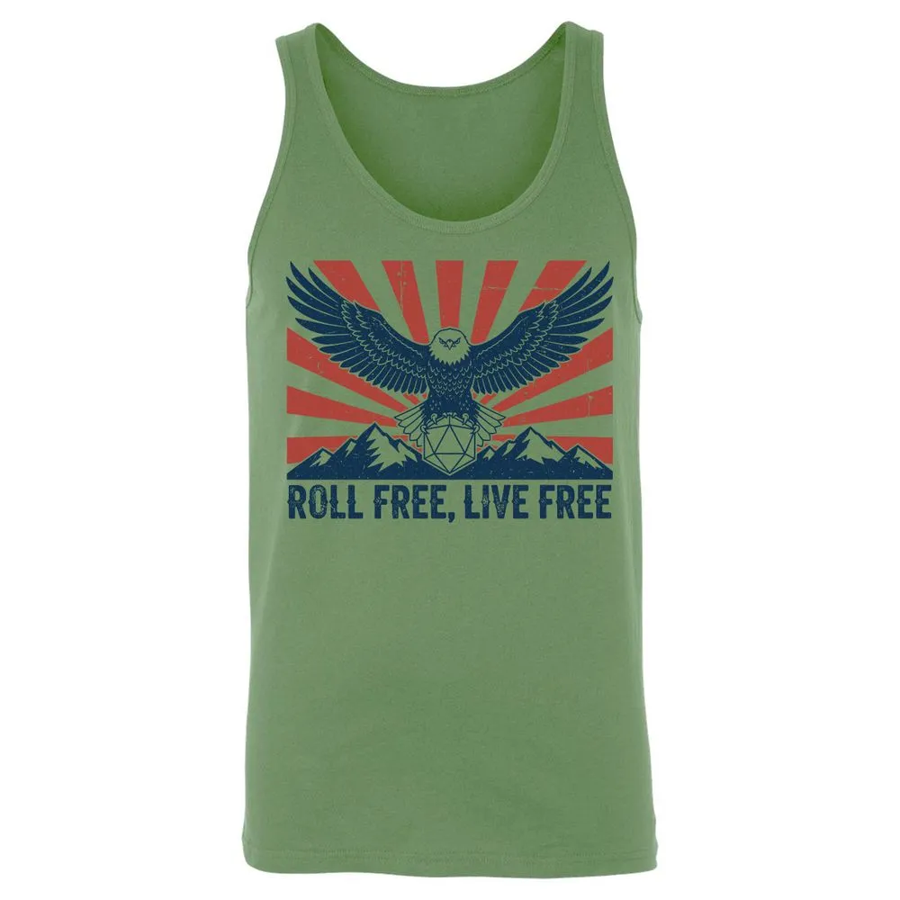 Roll Free, Live Free Unisex Jersey Tank - Leaf - 10